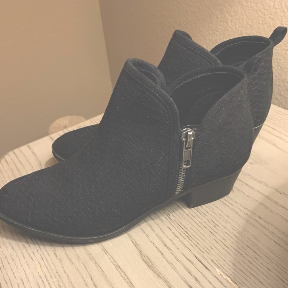 Black booties - worn twice